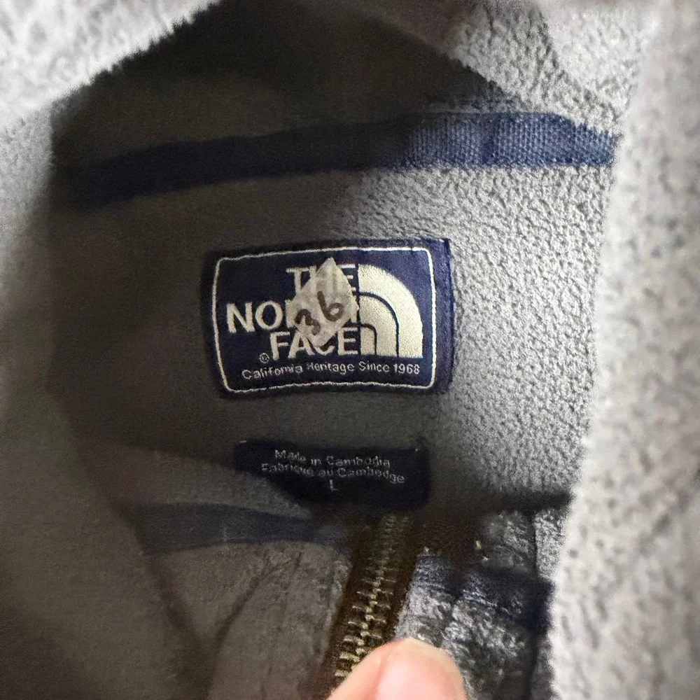 The North Face Brown California Heritage Fleece Lined Hoodie Jacket Mens Large